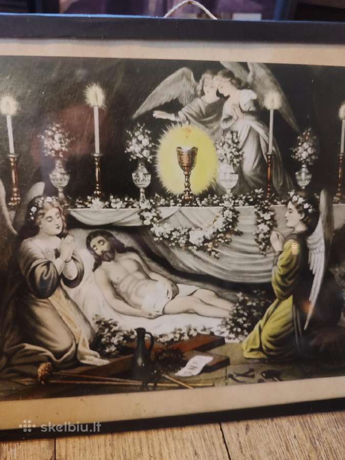 Religija tarpukario litografijos - nuotraukos Nr. 10