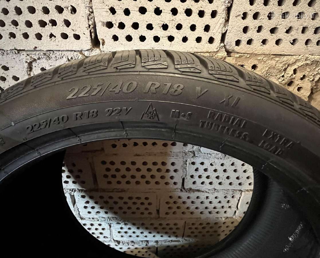 Žieminės padangos Matador 225/40 R18 92v XL - nuotraukos Nr. 2