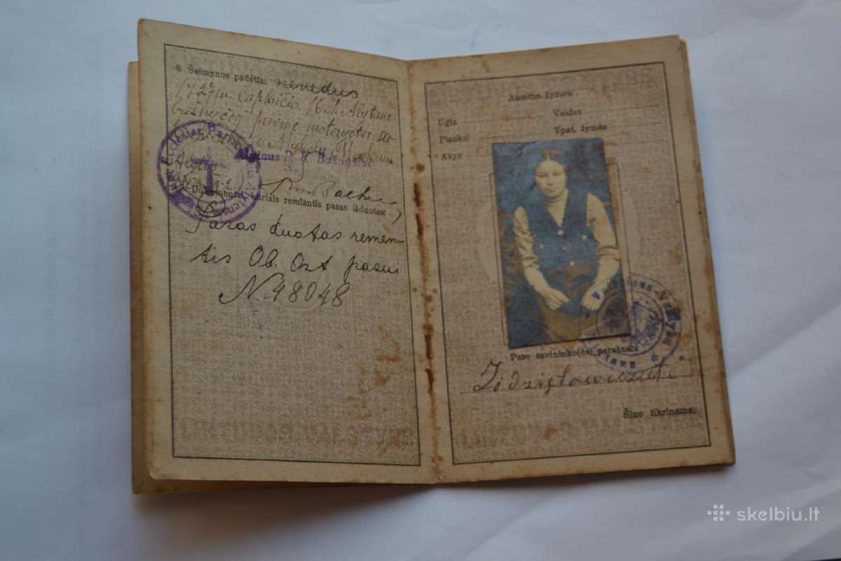 1916 m. Pasas ,Alytus Radziunai - nuotraukos Nr. 2