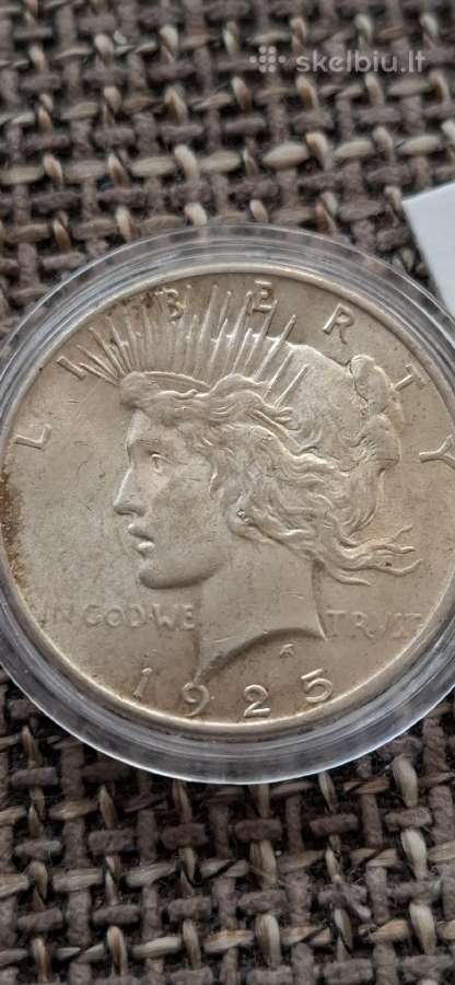 190g Sidabro Peace doleriai 8vnt, JAV - nuotraukos Nr. 8