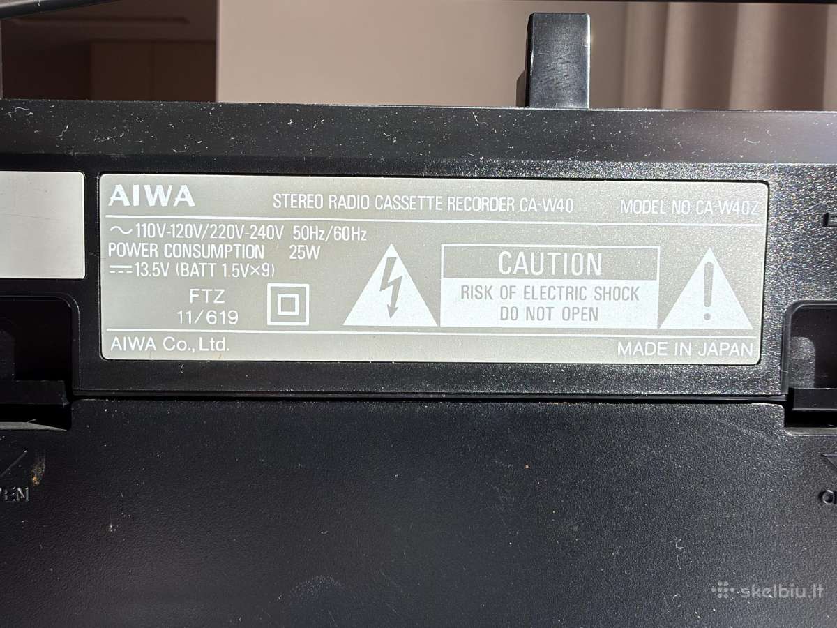 Aiwa Ca-w40 - nuotraukos Nr. 5