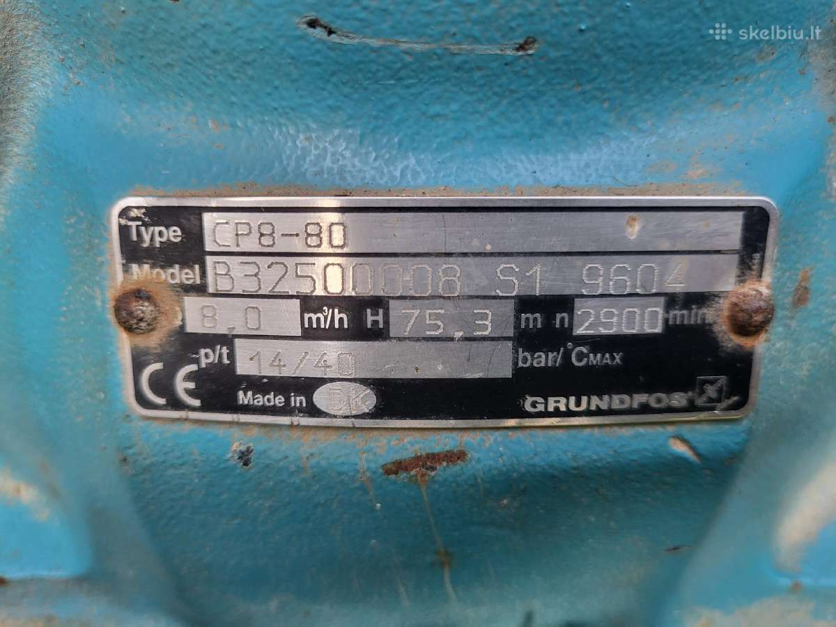 Grundfos vandens siurblys - nuotraukos Nr. 4