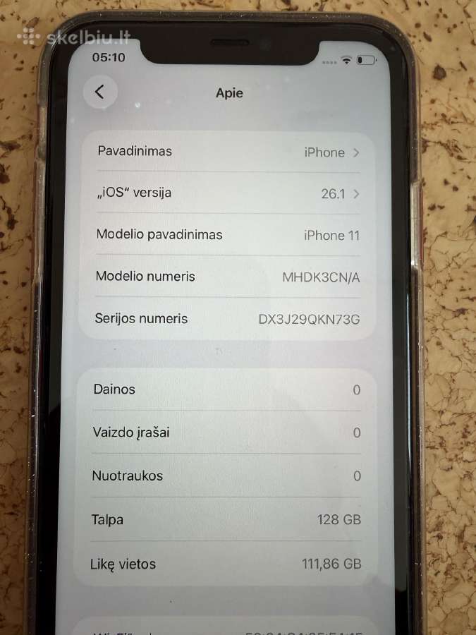Parduodu iPhone 11 128 GB - nuotraukos Nr. 3
