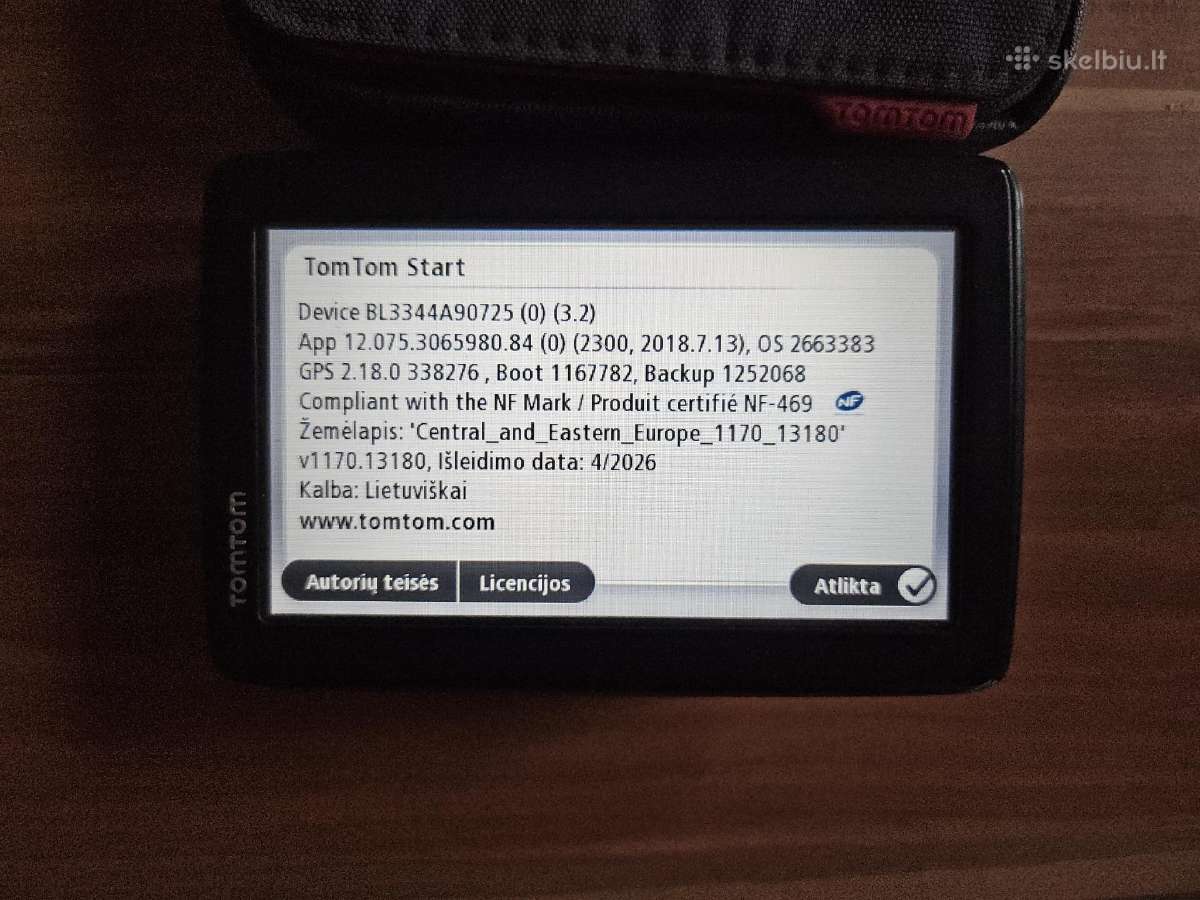 Navigacija Tomtom - nuotraukos Nr. 2
