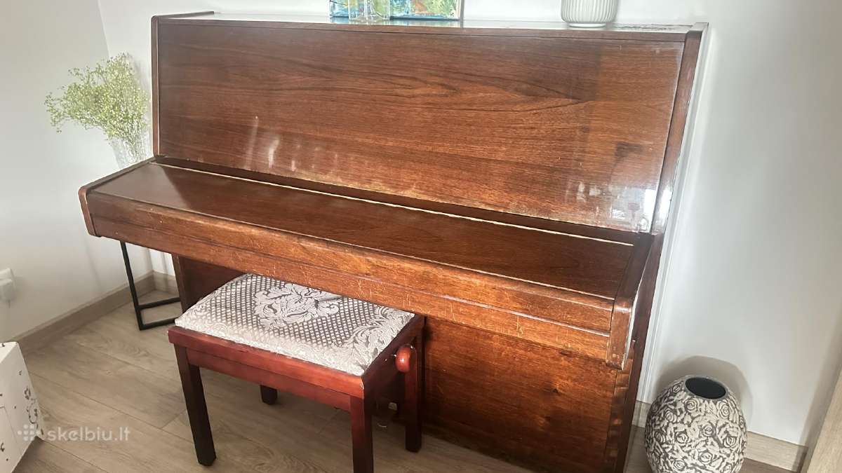 Parduodu pianiną su kėdute - nuotraukos Nr. 3