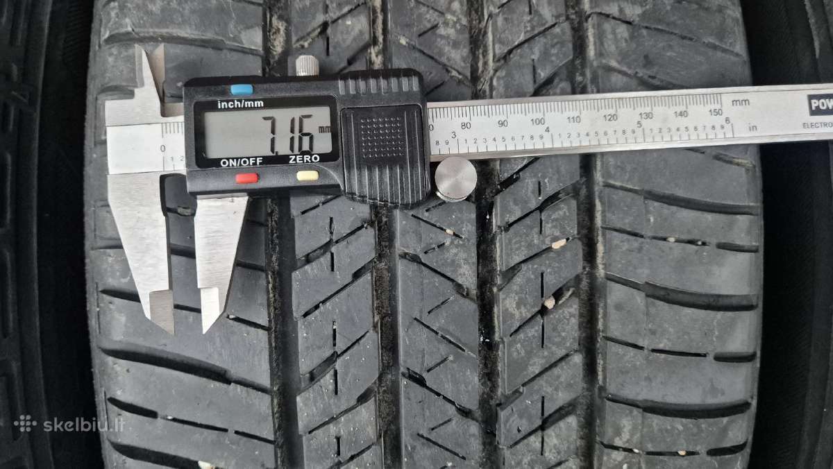 Keturios vasarinės 225/55 R18 Bridgestone - nuotraukos Nr. 3