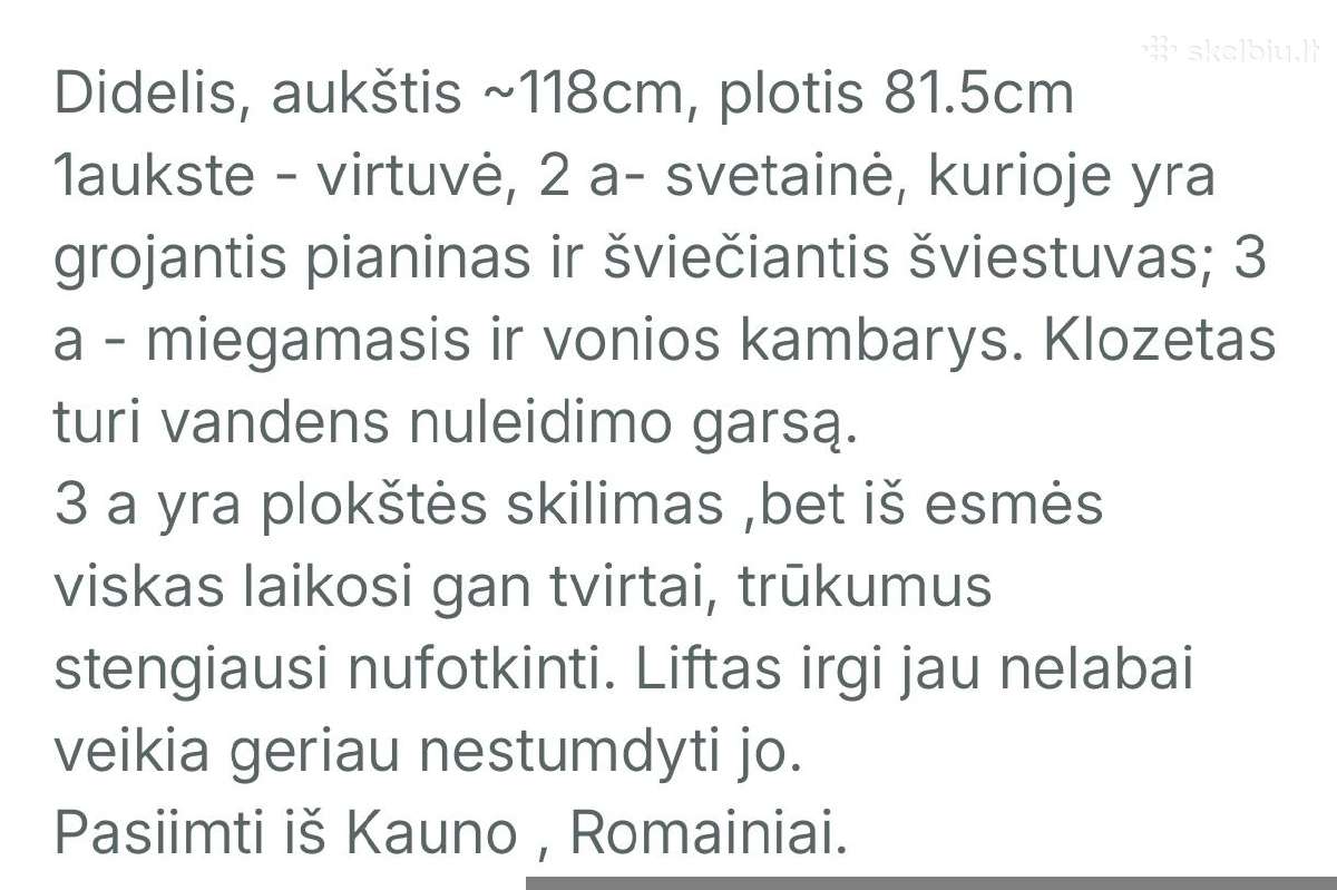 Dovanojam. Didelis kidkraft žaidimų namas - nuotraukos Nr. 7