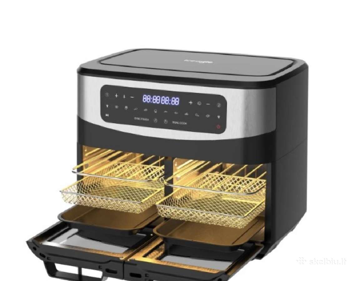 Nauja, pigiai, air fryer gruzdintuvė 12l , 2600w - nuotraukos Nr. 8