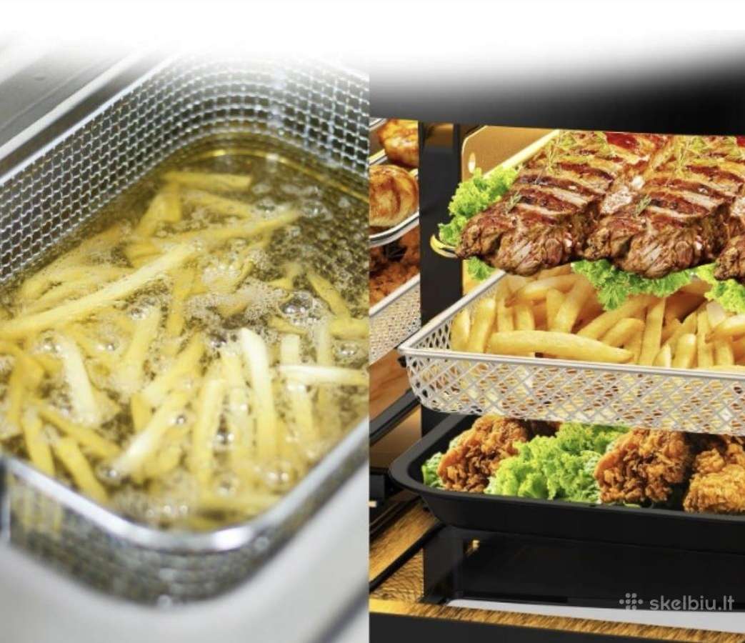 Nauja, pigiai, air fryer gruzdintuvė 12l , 2600w - nuotraukos Nr. 3