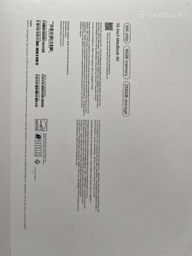 Apple MacBook Air M4 16/256 - nuotraukos Nr. 11