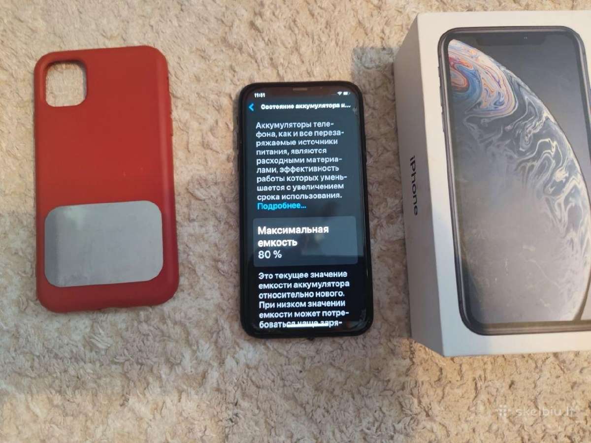 Parduodu iPhone Xr, 64 GB , 80% - nuotraukos Nr. 3