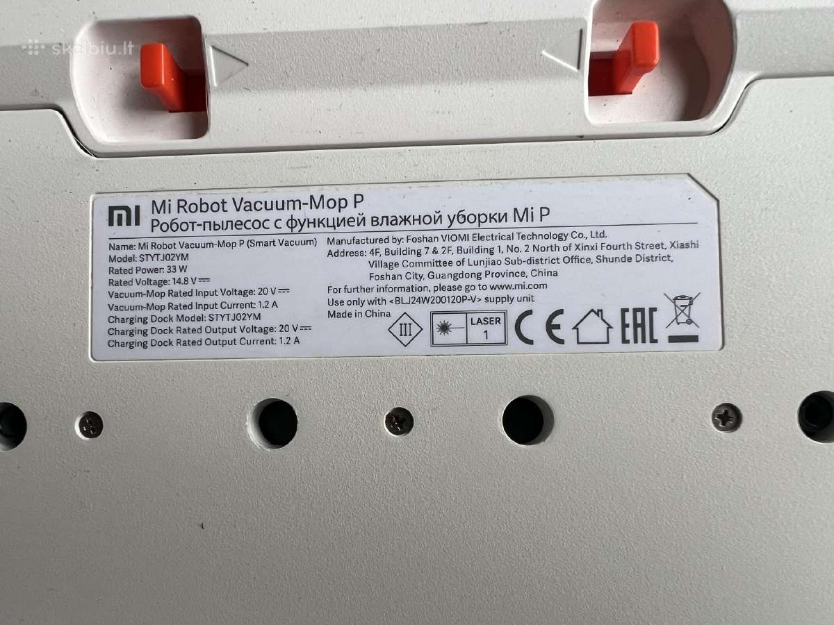 Xiaomi Mi Robot Vacuum Mop Pro siurblys - nuotraukos Nr. 3