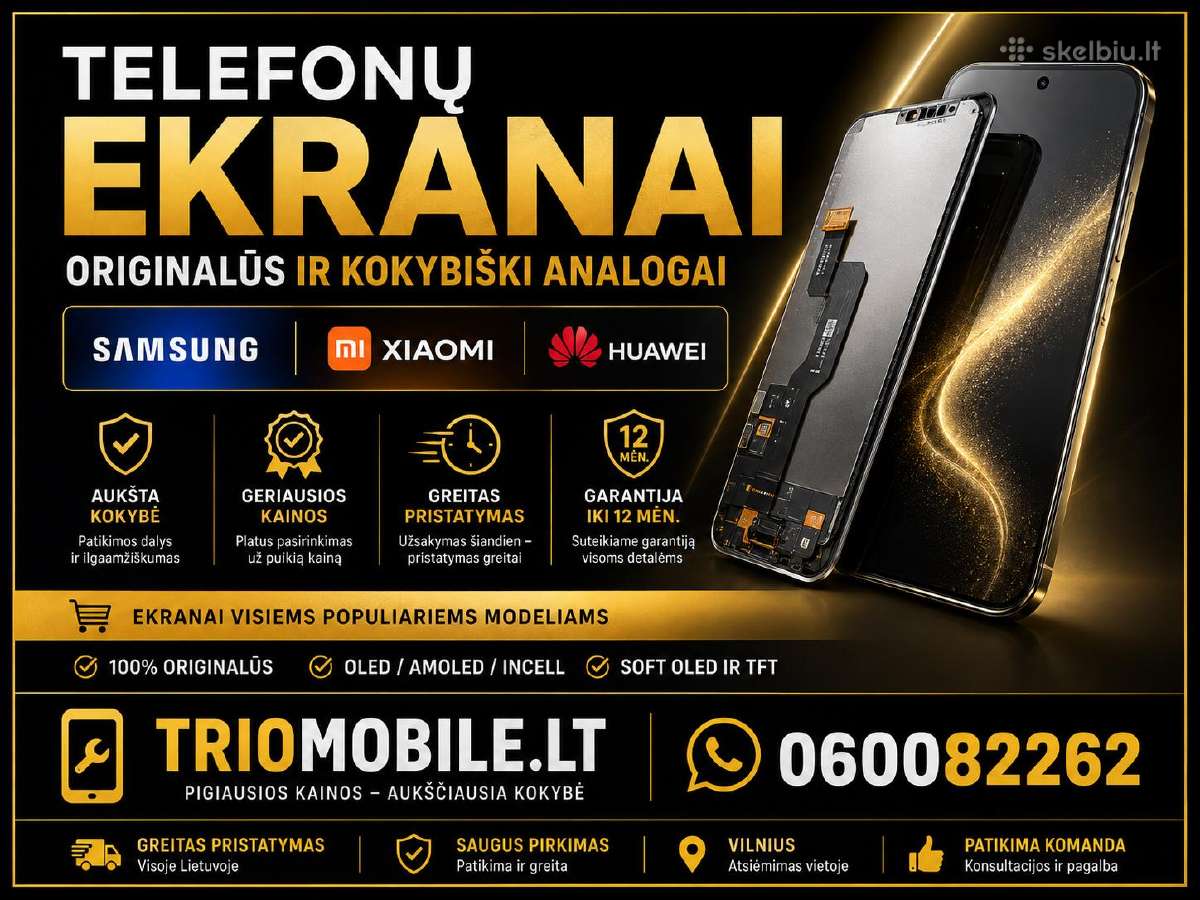 Samsung, Huawei, Xiaomi, Google pixel ekranai - nuotraukos Nr. 4