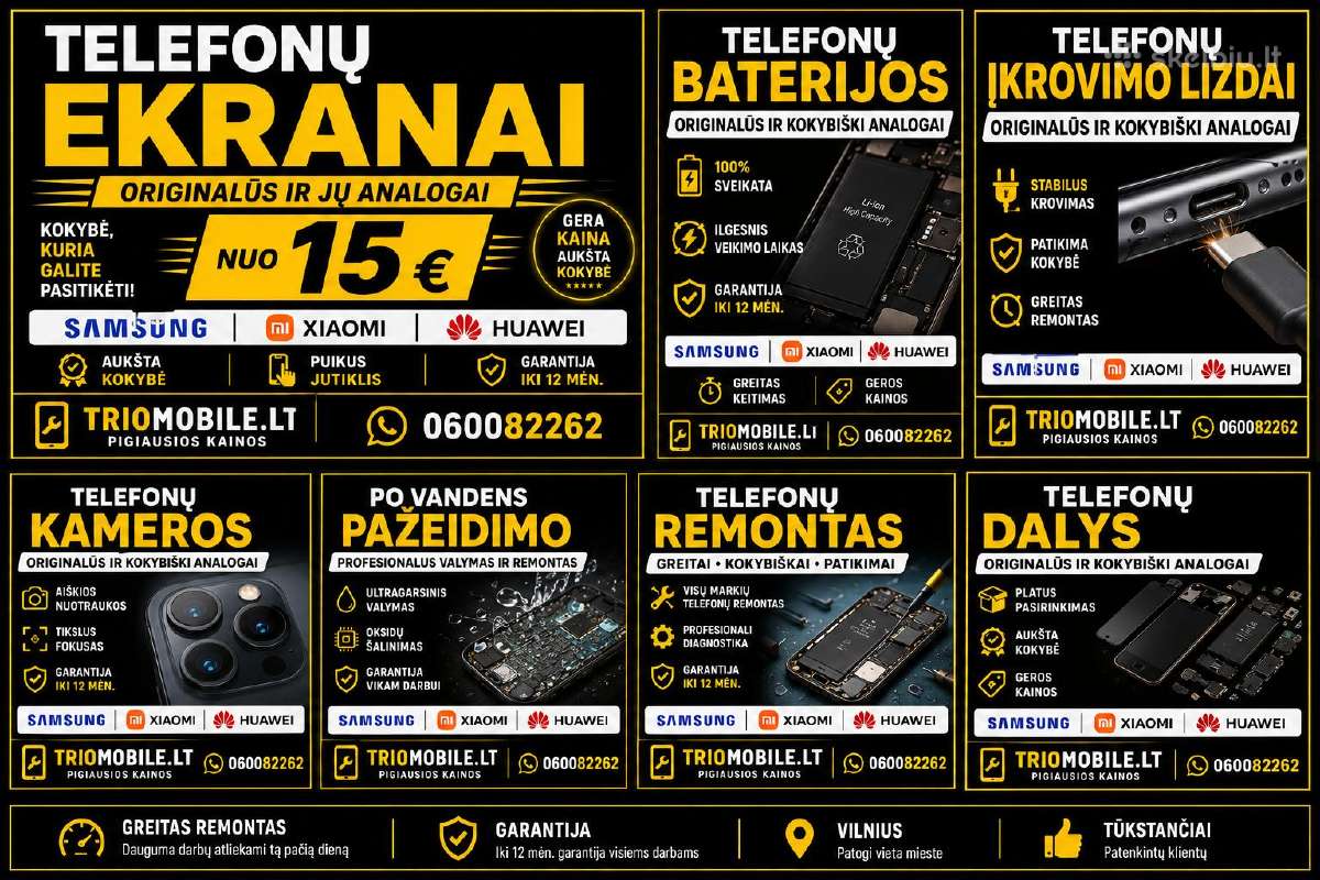 Samsung, Huawei, Xiaomi, Google pixel ekranai - nuotraukos Nr. 5