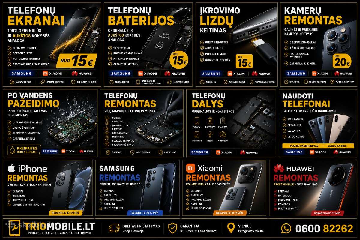 iPhone, Samsung, Huawei, Xiaomi ekranai - nuotraukos Nr. 6