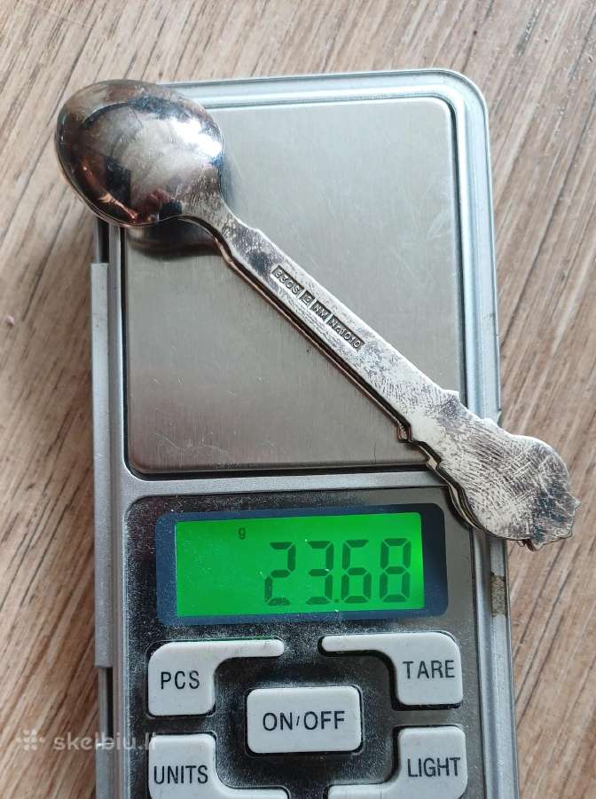 3 šaukšteliai sidabras 830 - nuotraukos Nr. 6