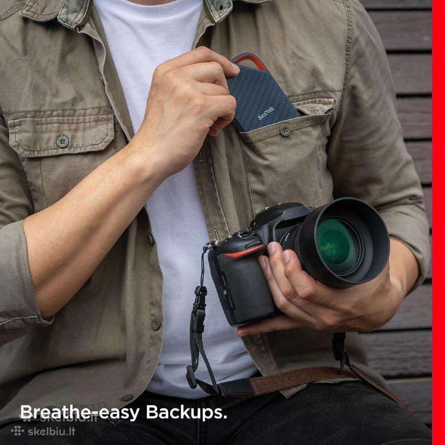 Sandisk Extreme Pro Portable SSD 3800mb/s 2 TB - nuotraukos Nr. 10
