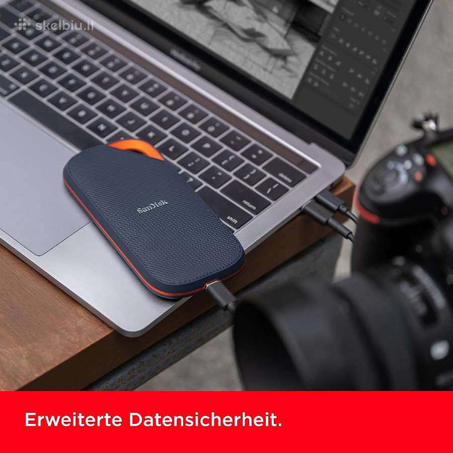 Sandisk Extreme Pro Portable SSD 3800mb/s 2 TB - nuotraukos Nr. 9