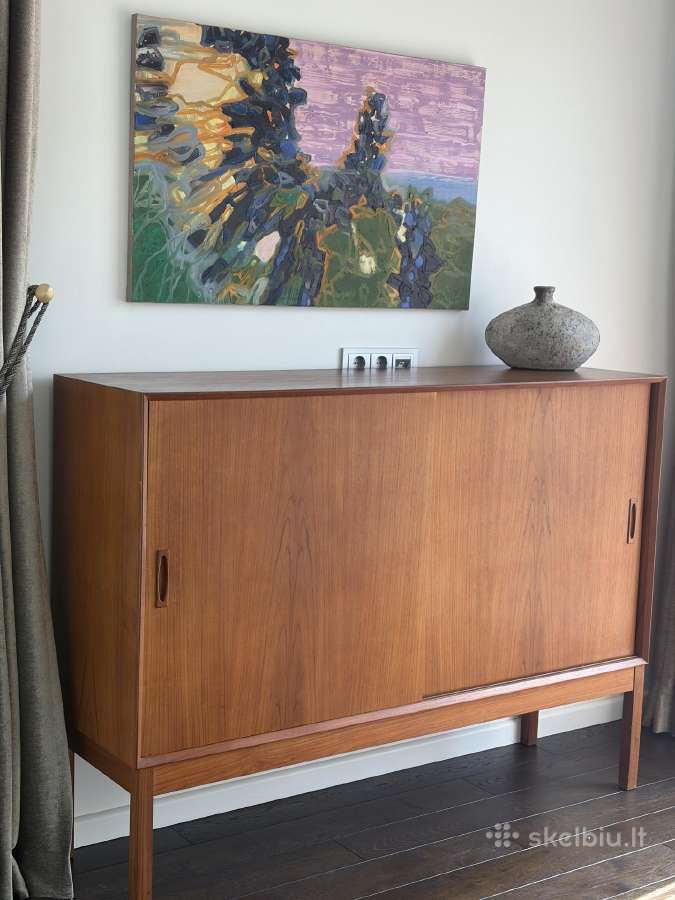 Mid Century medinė komoda - nuotraukos Nr. 2