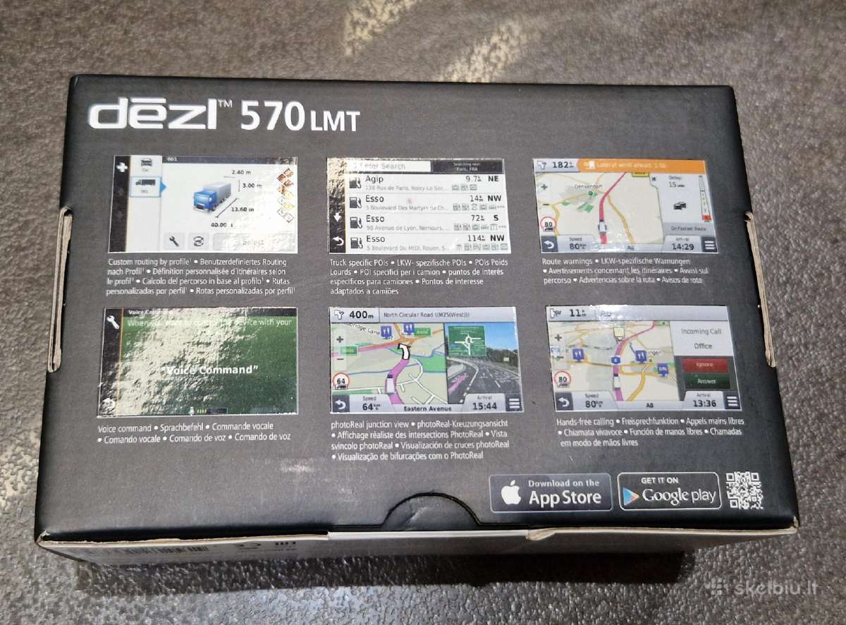 Garmin Dezl 570 Lmt GPS Navigacija - nuotraukos Nr. 11