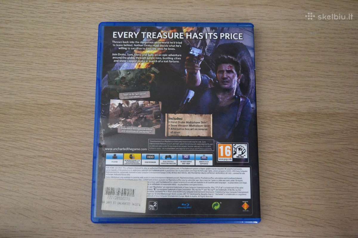 Uncharted 4: A Thief's End - Ps4 - nuotraukos Nr. 3