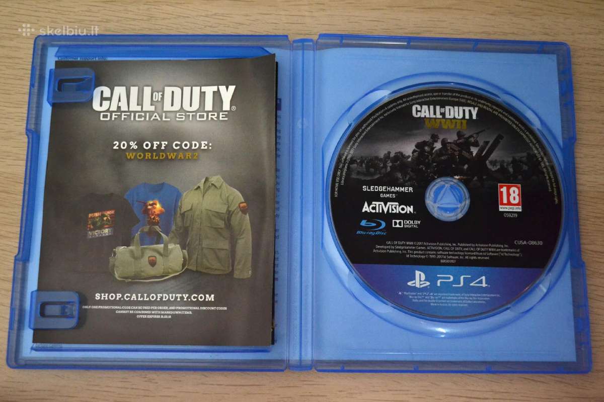 Call of Duty: WWII - Ps4 - nuotraukos Nr. 2