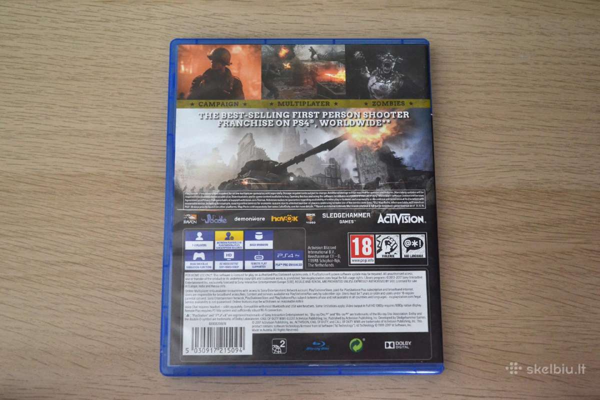 Call of Duty: WWII - Ps4 - nuotraukos Nr. 3