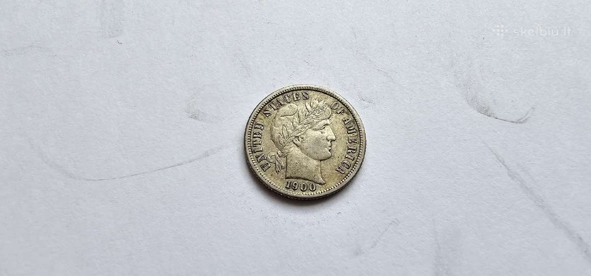 1900 dime 10 centu Usa - nuotraukos Nr. 2