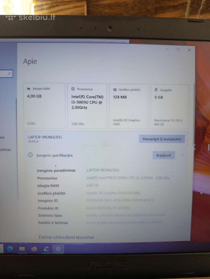 Asus kompiuteris - nuotraukos Nr. 3