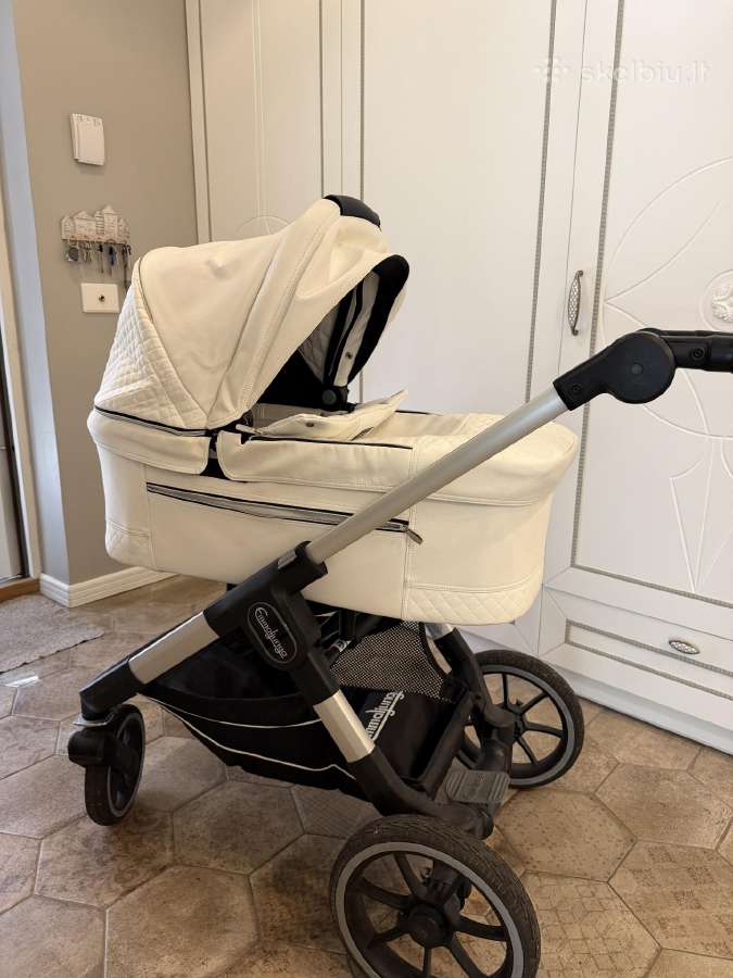 Emmaljunga Nxt90 De Luxe Polar White vežimas - nuotraukos Nr. 2