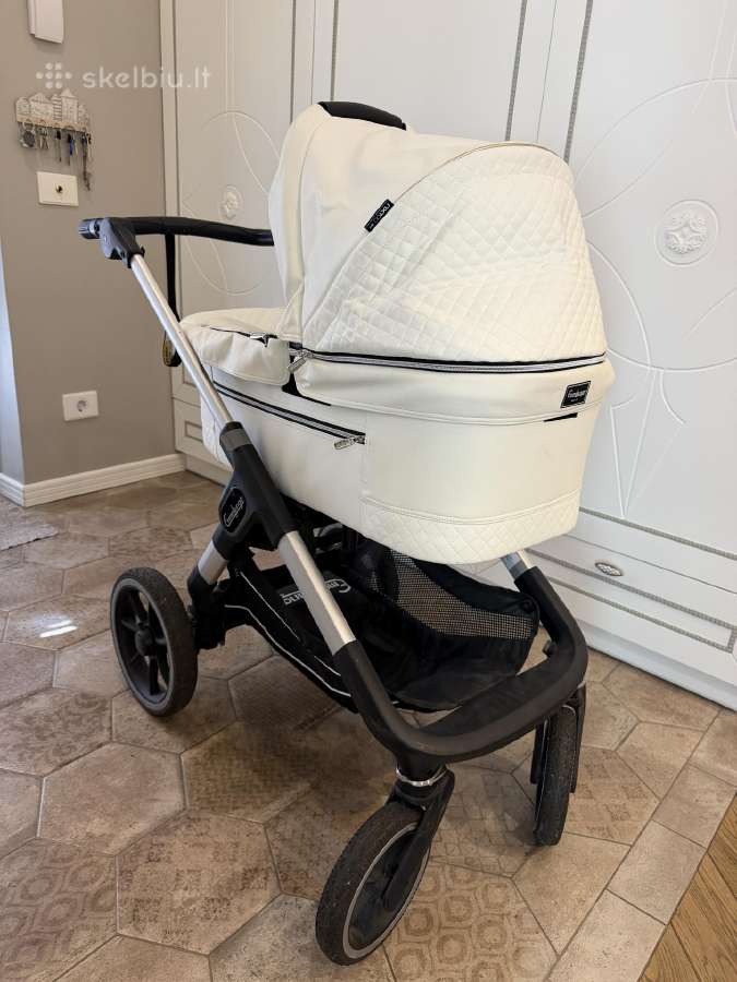 Emmaljunga Nxt90 De Luxe Polar White vežimas - nuotraukos Nr. 3