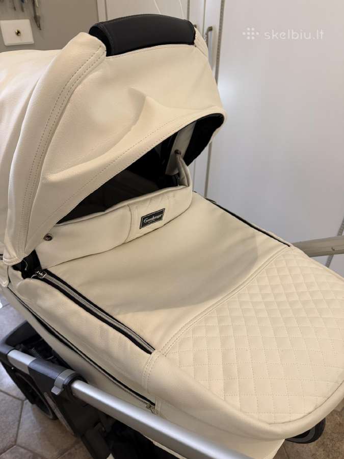 Emmaljunga Nxt90 De Luxe Polar White vežimas - nuotraukos Nr. 4