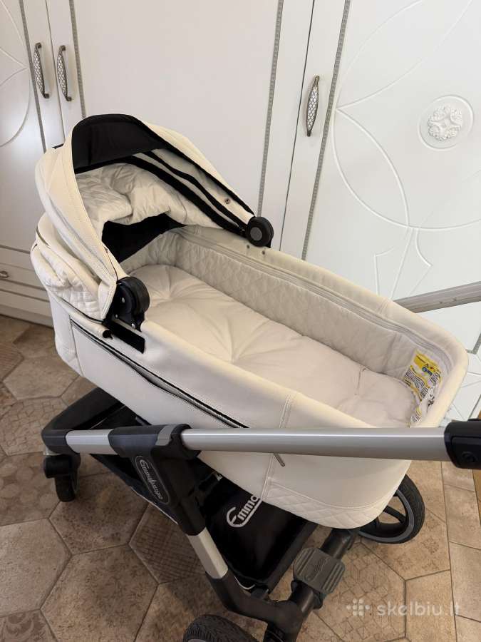 Emmaljunga Nxt90 De Luxe Polar White vežimas - nuotraukos Nr. 5