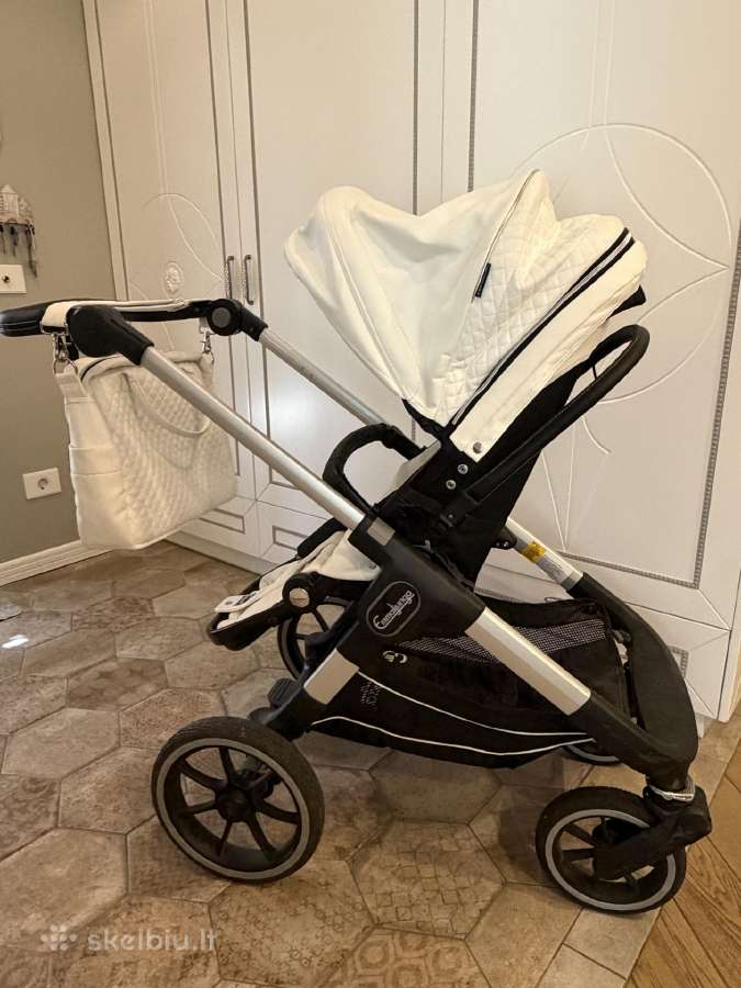 Emmaljunga Nxt90 De Luxe Polar White vežimas - nuotraukos Nr. 7