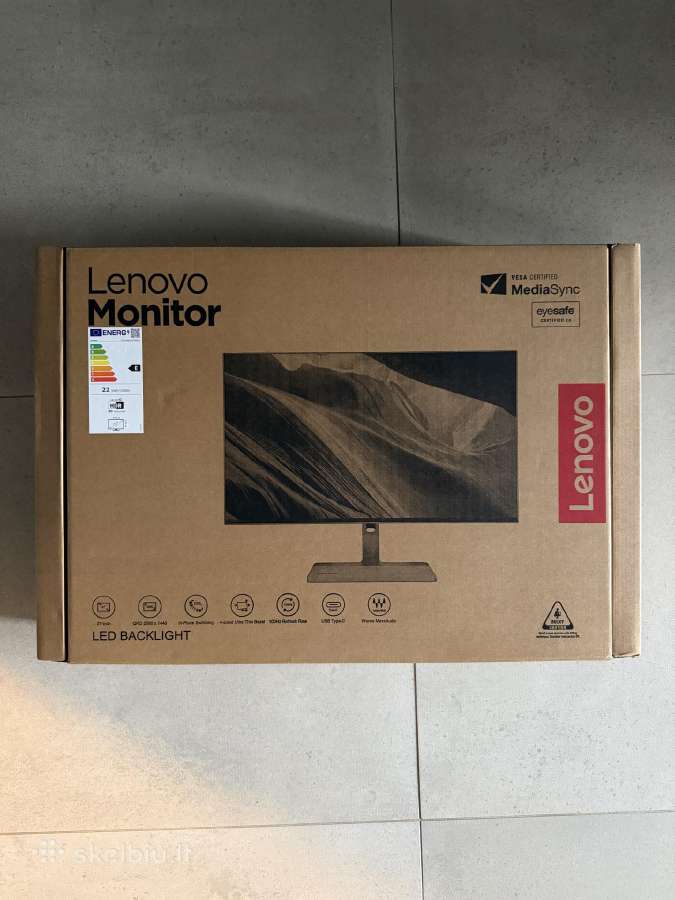 Monitorius Lenovo L27h-4a - nuotraukos Nr. 4