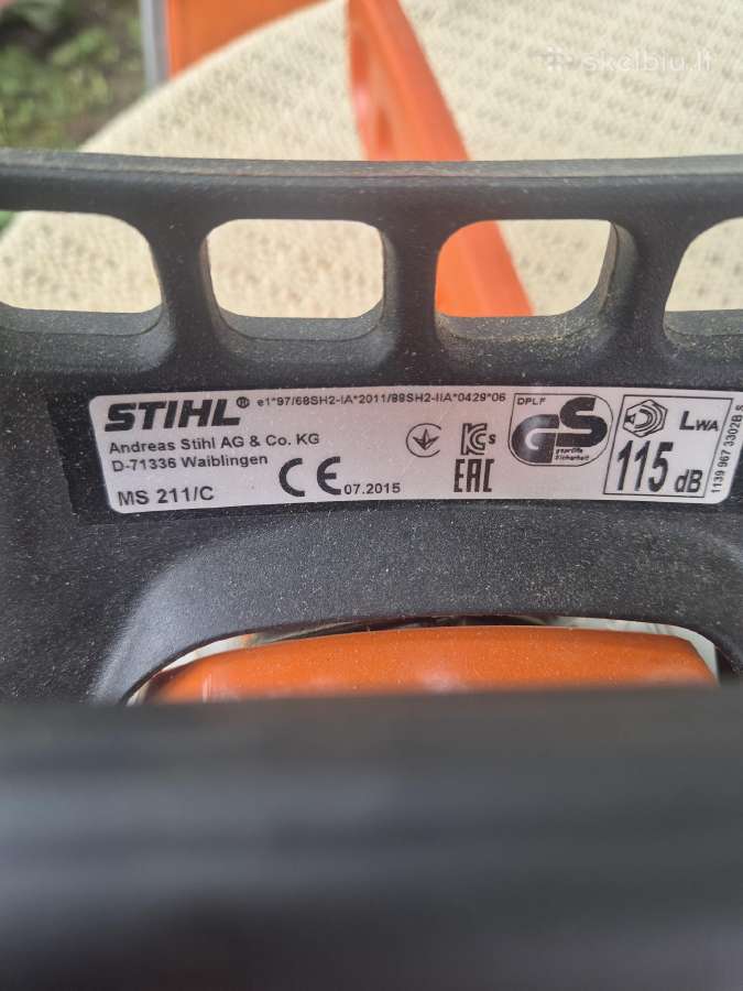 Stihl grandininis pjūklas ir gyvatvorių žirklės - nuotraukos Nr. 4