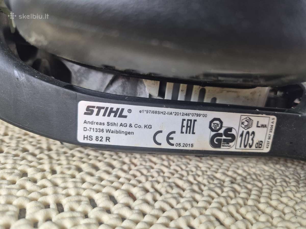 Stihl grandininis pjūklas ir gyvatvorių žirklės - nuotraukos Nr. 7