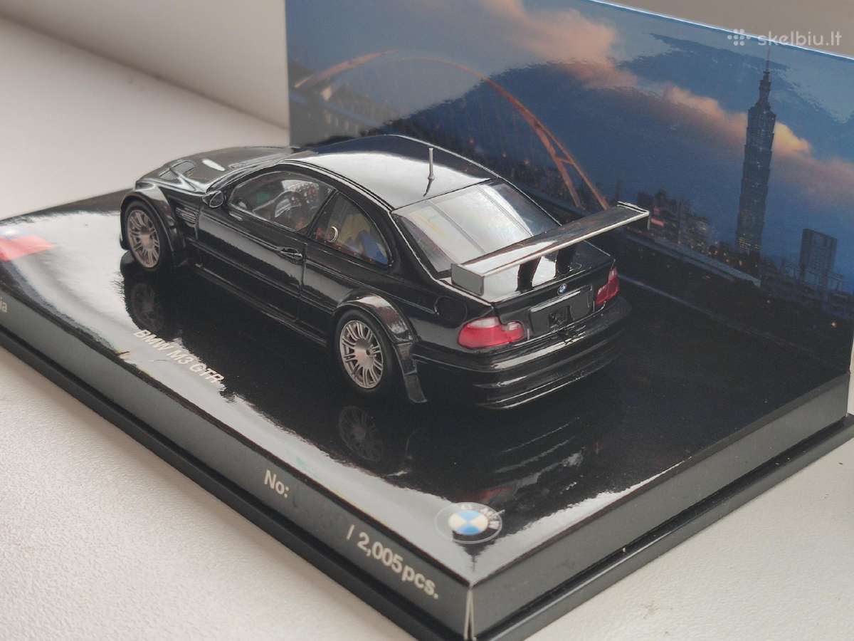 1:43 bmw e46 M3 Gtr minichamps - nuotraukos Nr. 2