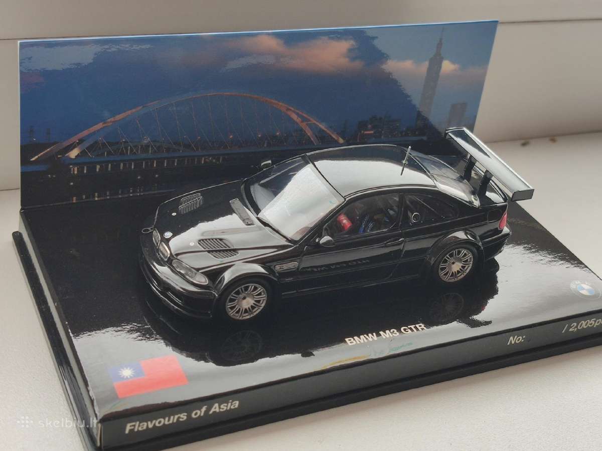 1:43 bmw e46 M3 Gtr minichamps - nuotraukos Nr. 3