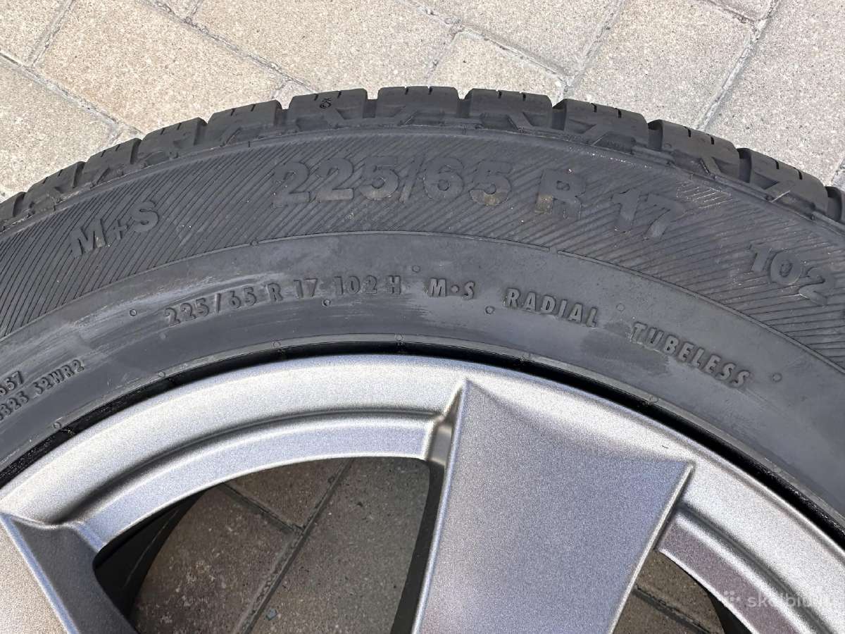 Dezent Ty R17 + Barum Bravuris 4x4 225/65 - nuotraukos Nr. 4