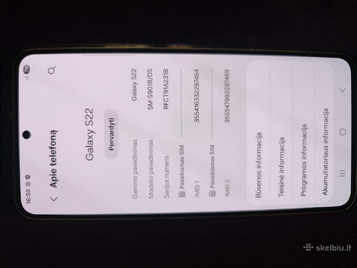 Samsung s22 - nuotraukos Nr. 2