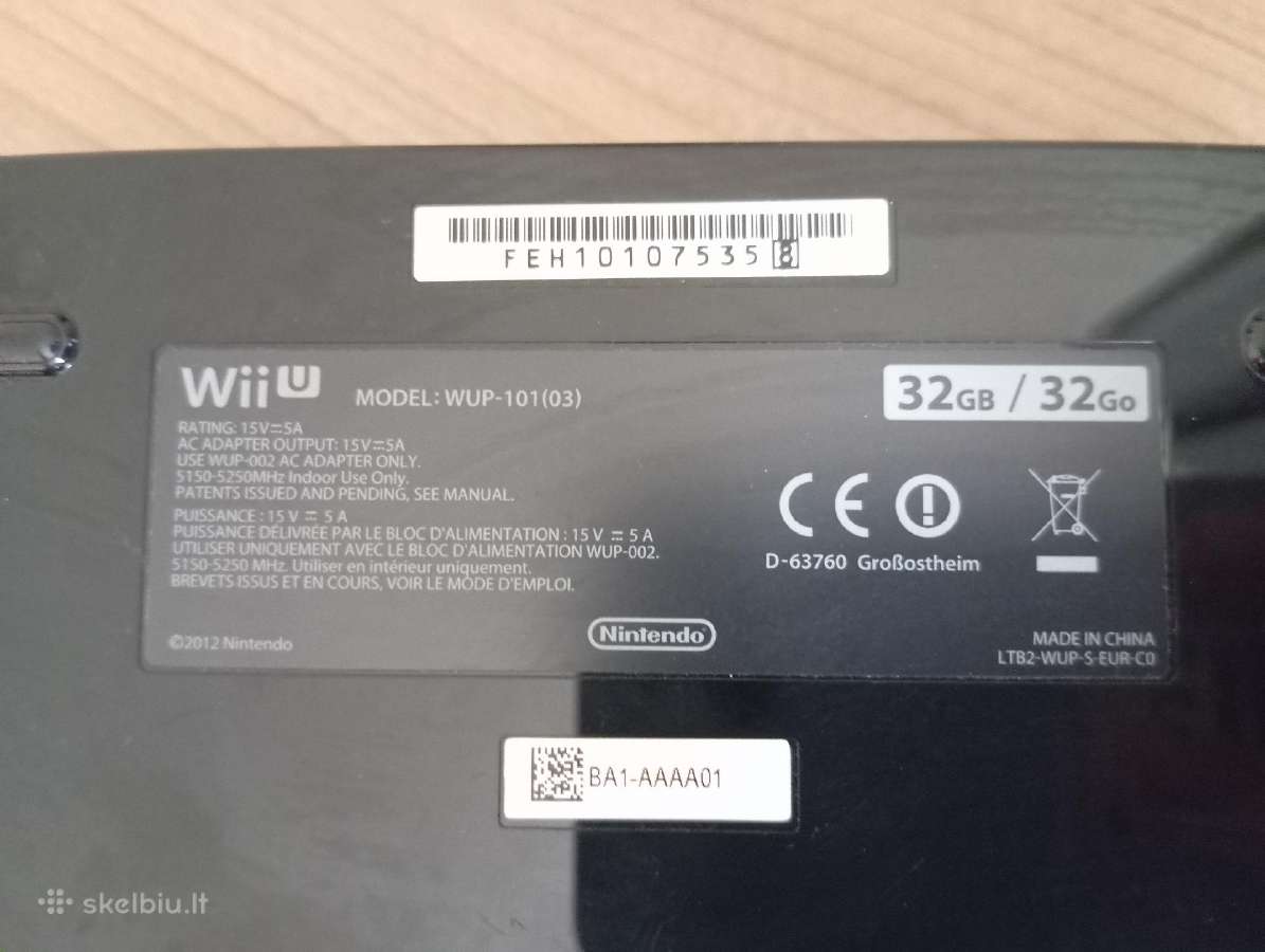 Nintendo Wii U+4 žaidimai - nuotraukos Nr. 6