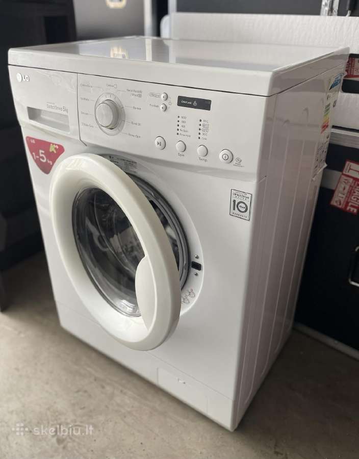 LG puiki skalbimo mašina direct drive 5kg - nuotraukos Nr. 2