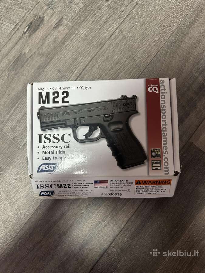 Issc M22 4.5 mm Co pneumatinis pistoletas - nuotraukos Nr. 2