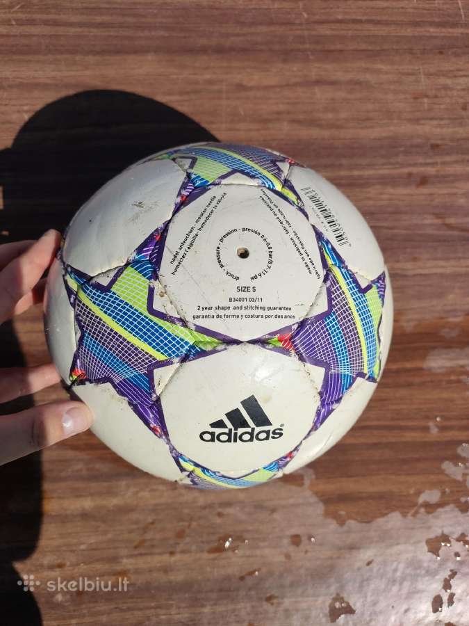 Adidas futbolo kamuoliai 5dydis būklė normal - nuotraukos Nr. 3