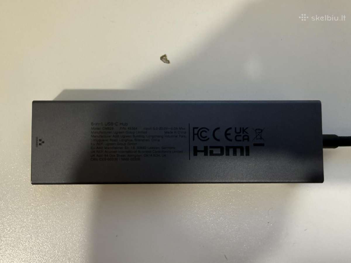 Ugreen Revodok Pro 10gbps Usb C šakotuvas/hub - nuotraukos Nr. 5