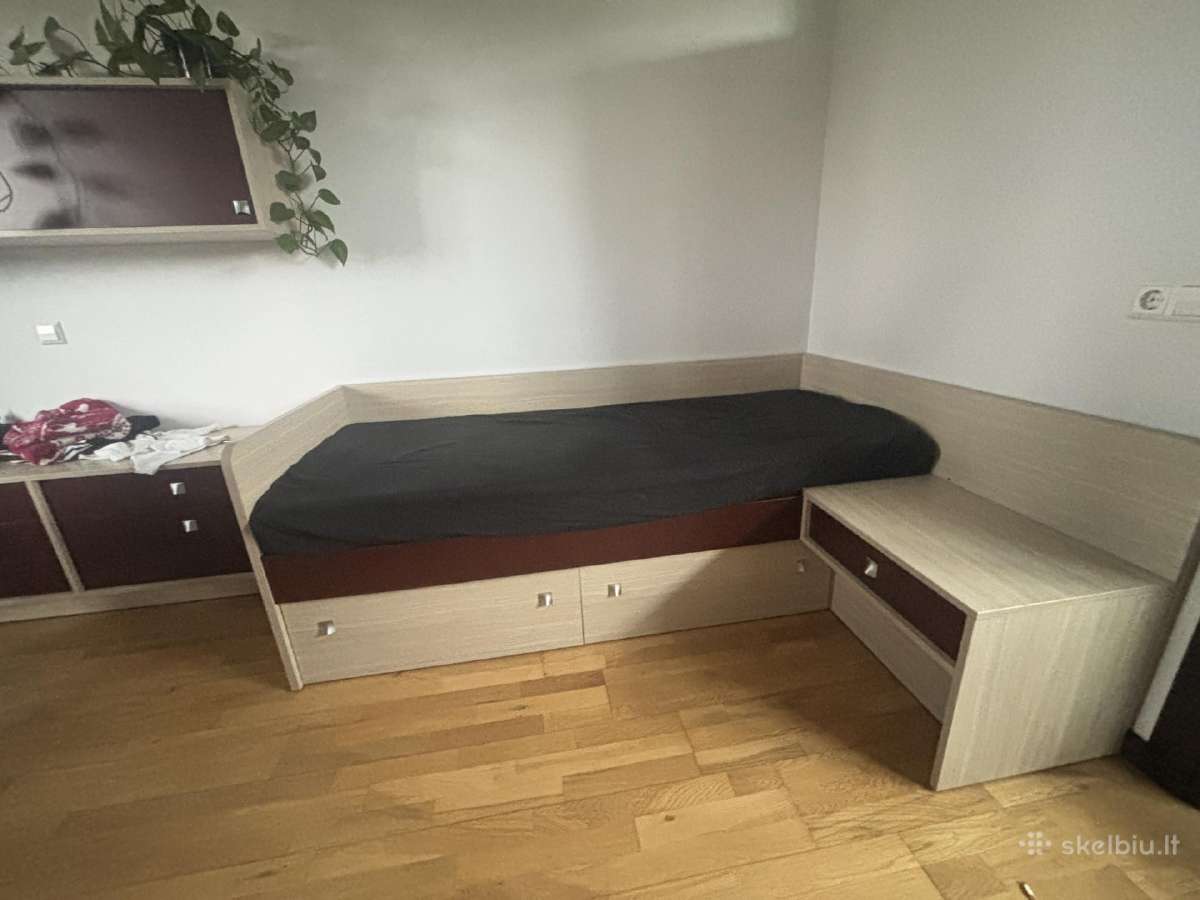 Parduodama lova 90x200 su dormeo čiužiniu - nuotraukos Nr. 4