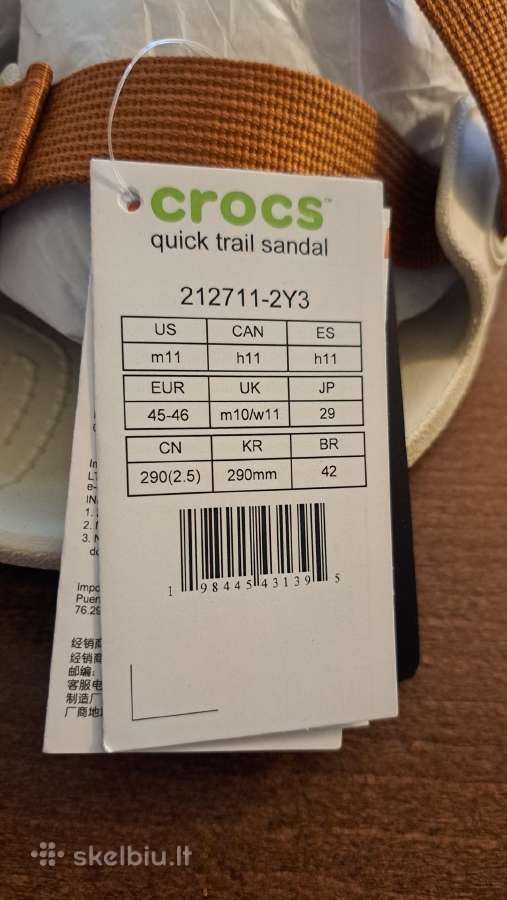 Crocs Quick Trail Sandal sandalai basutės dydism11 - nuotraukos Nr. 4