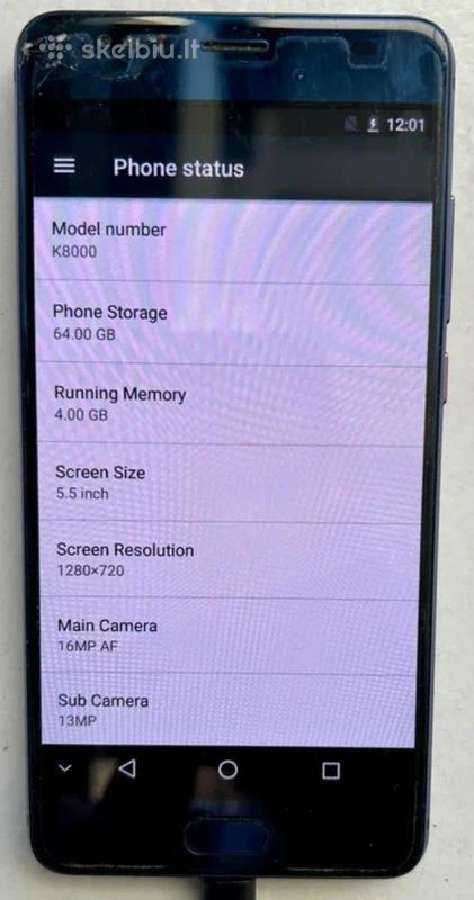 Oukitel K8000 mobilus telefonas - nuotraukos Nr. 5