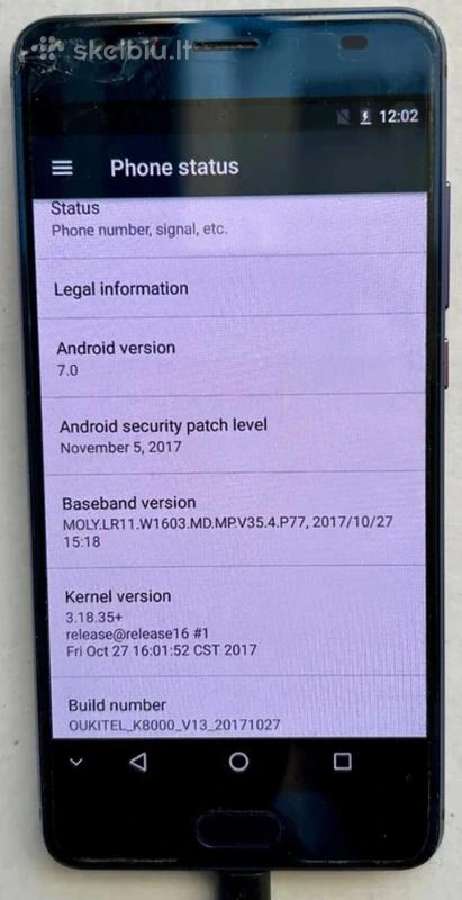 Oukitel K8000 mobilus telefonas - nuotraukos Nr. 6